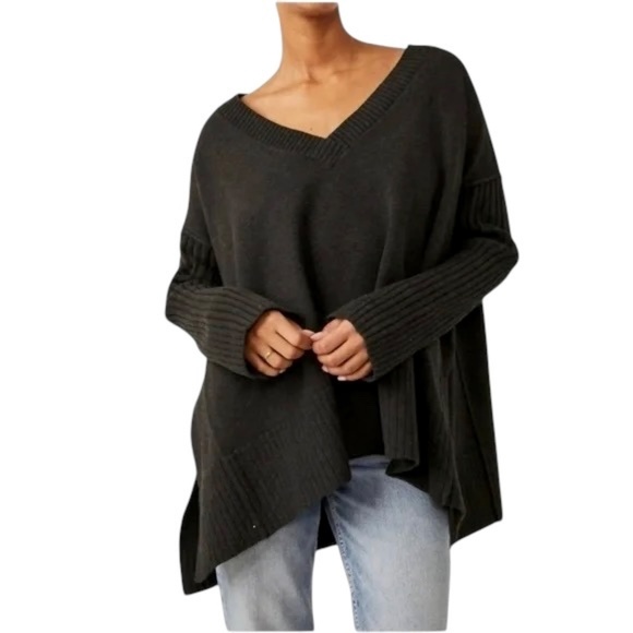 NWT Free People Orion A Line Tunic in Carbon L - Picture 10 of 10